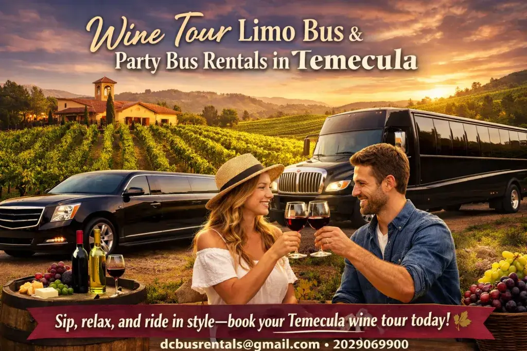 Wine Tour limo bus